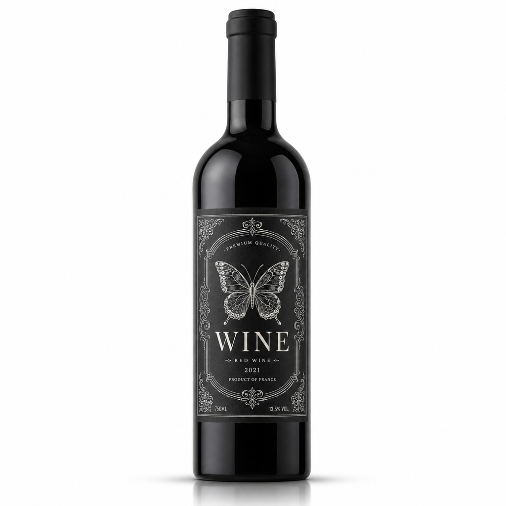 Custom Wine Bottle Label | Waterproof Paper Adhesive Stickers