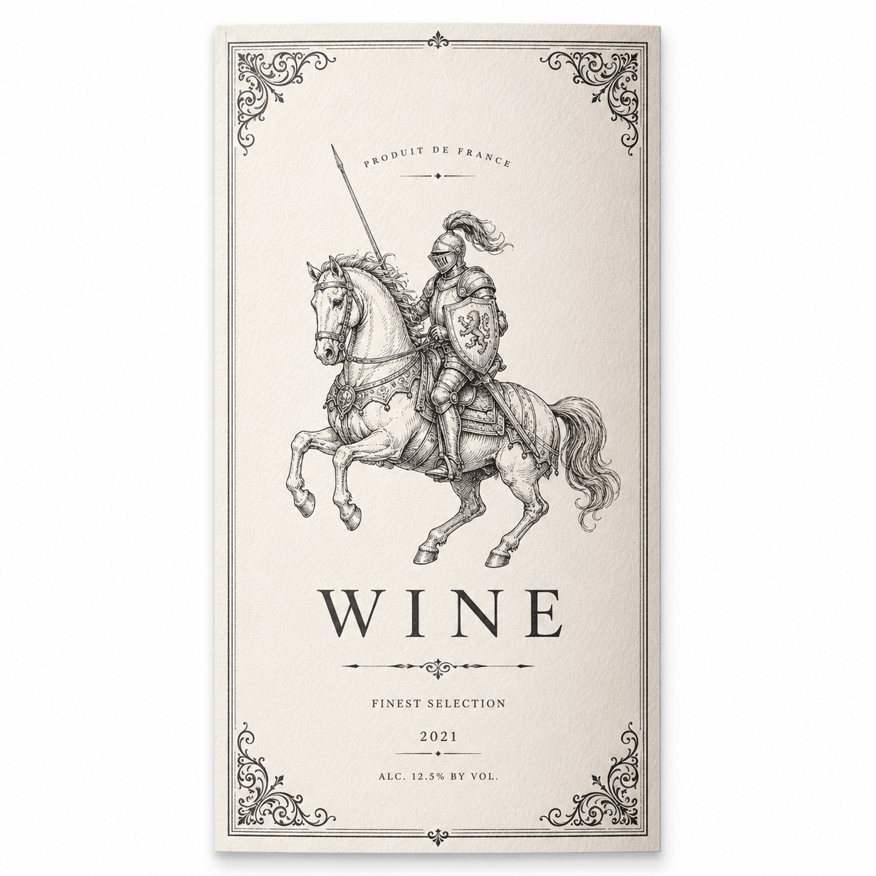 Custom Wine Bottle Label | Waterproof Paper Adhesive Stickers