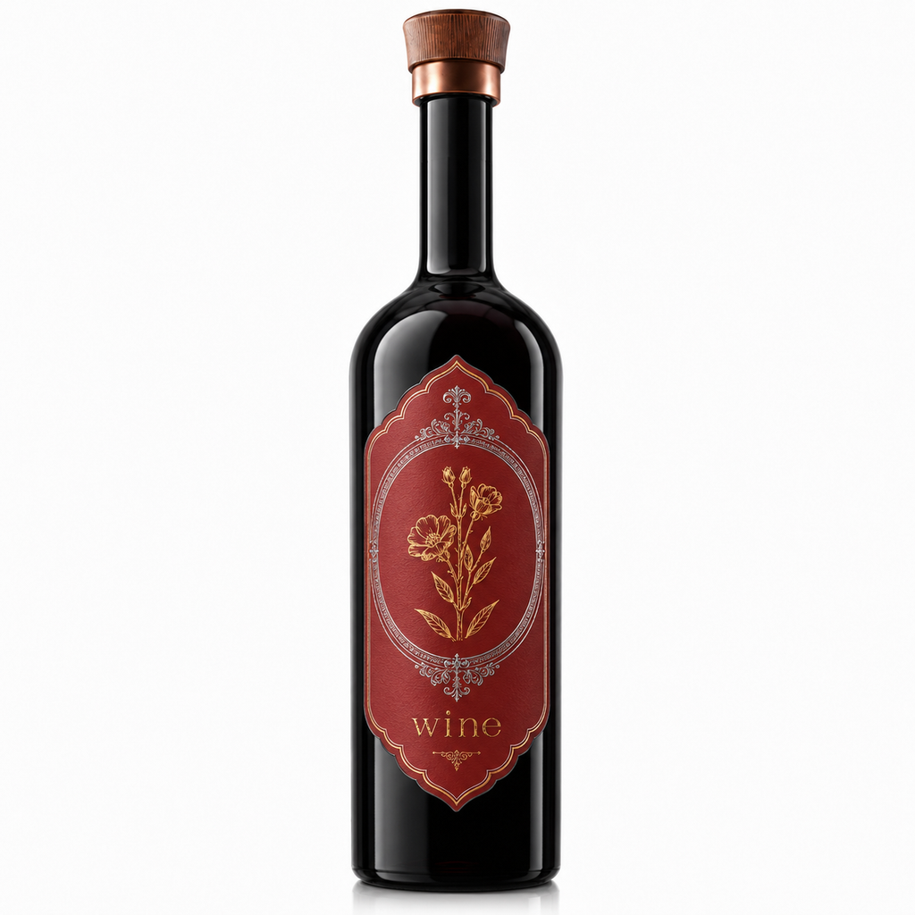 Custom Wine Bottle Label | Waterproof Paper Adhesive Stickers