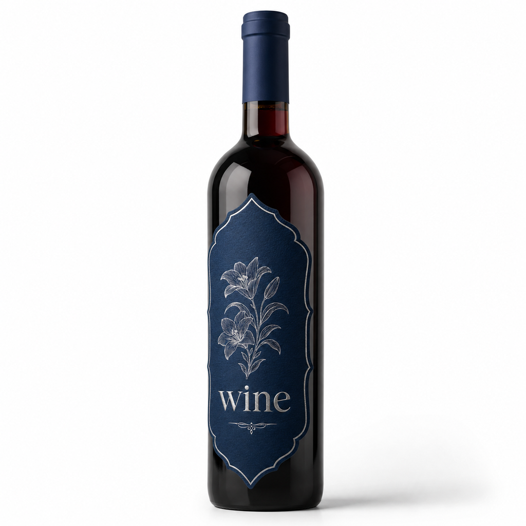 Custom Wine Bottle Label | Waterproof Paper Adhesive Stickers