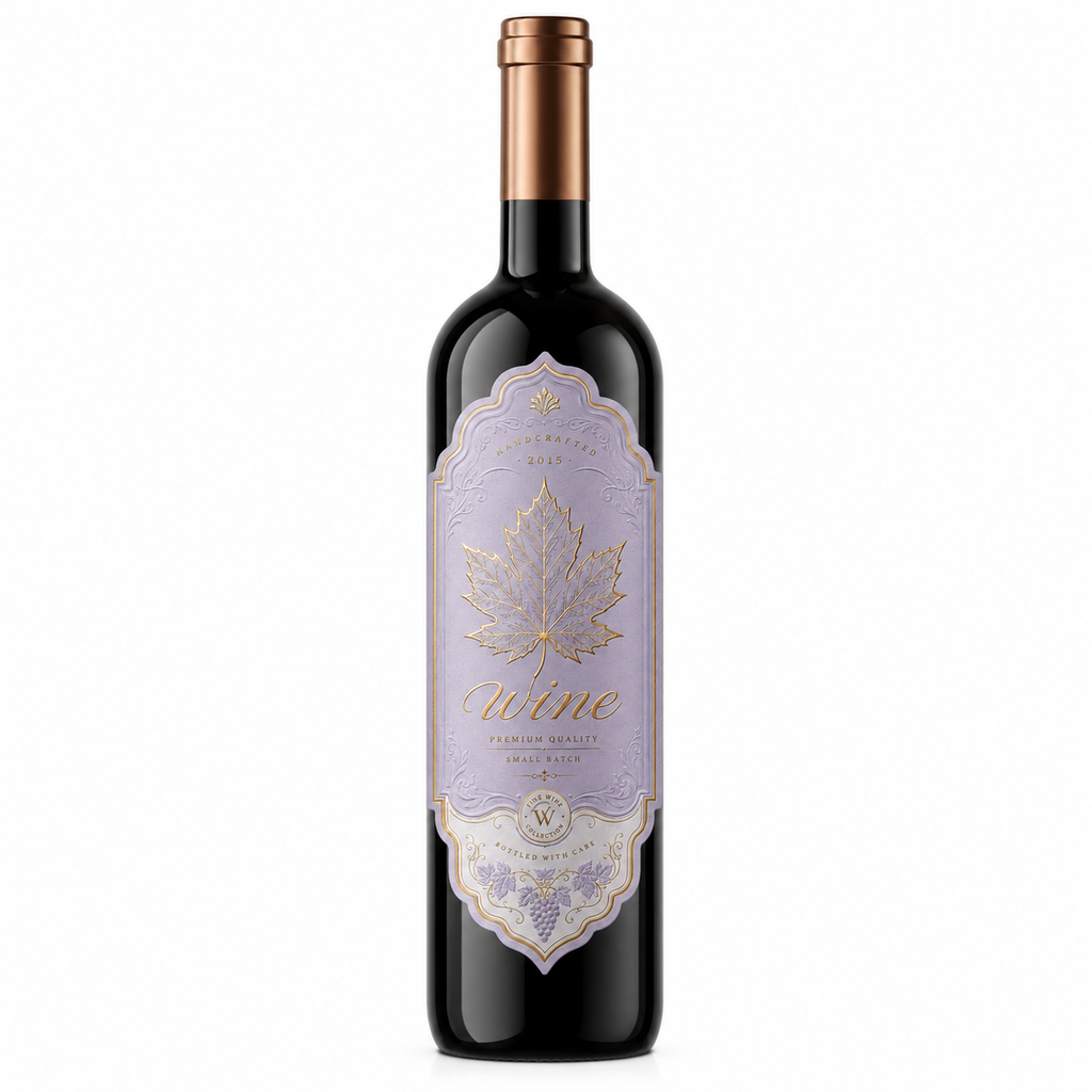 Custom Wine Bottle Label | Waterproof Paper Adhesive Stickers