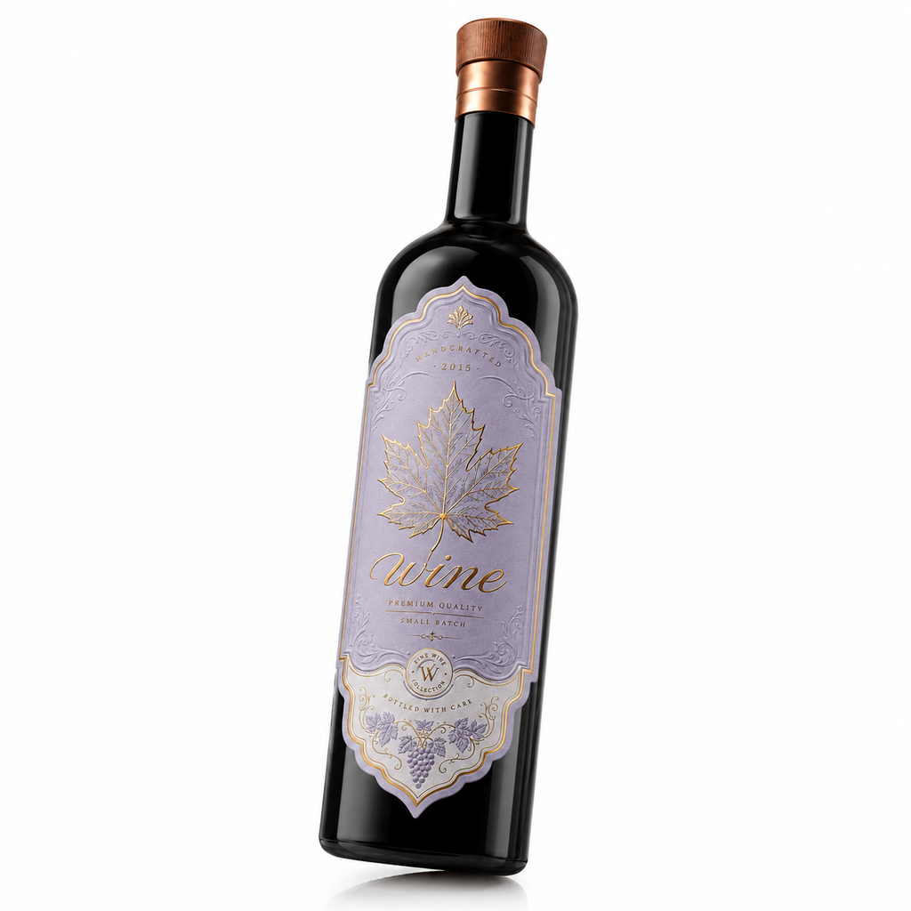 Custom Wine Bottle Label | Waterproof Paper Adhesive Stickers