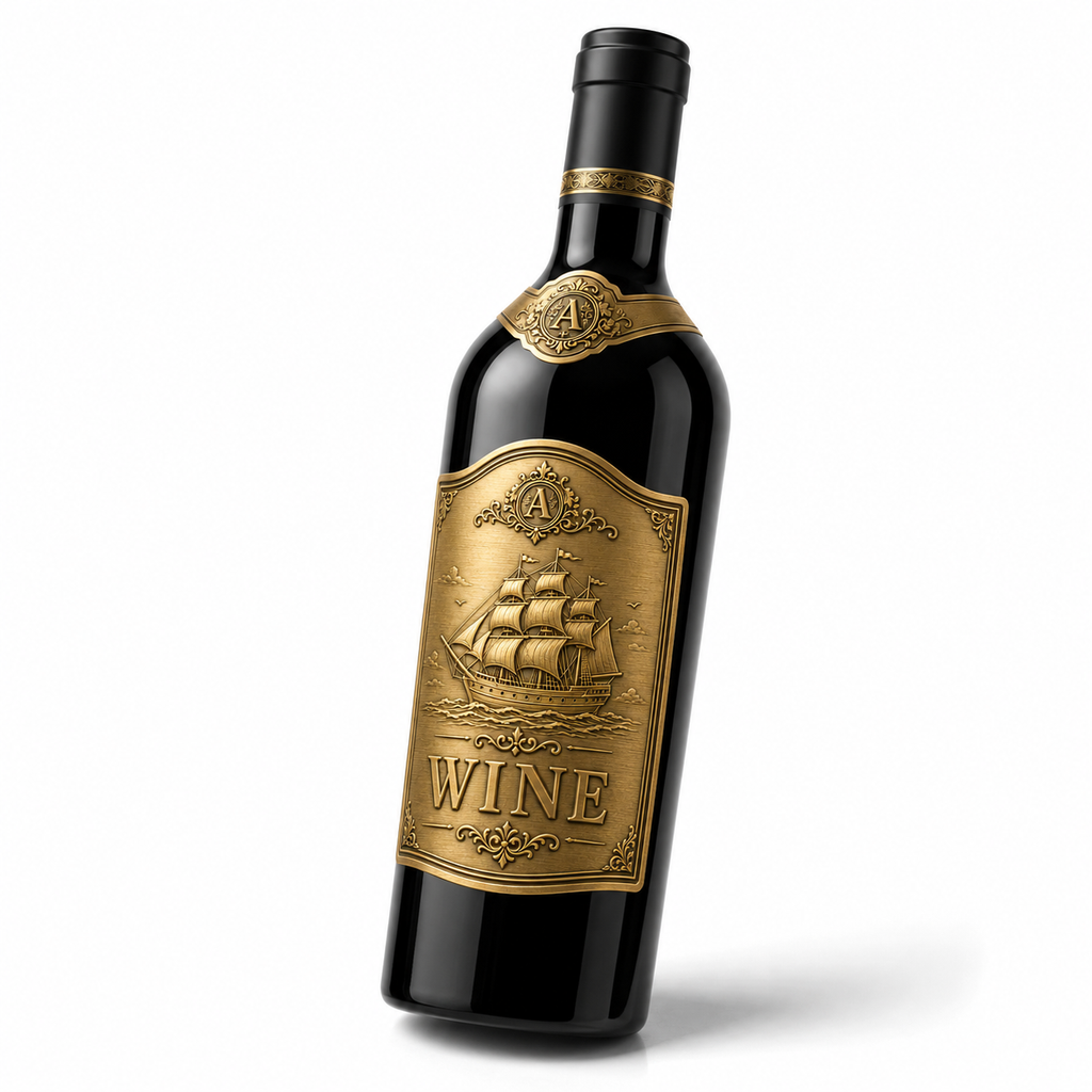 Custom Wine Bottle Label | Waterproof Paper Adhesive Stickers
