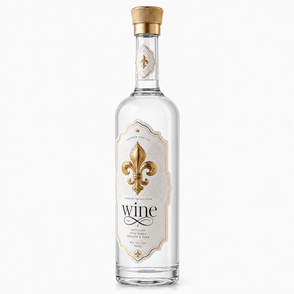 Custom Wine Bottle Label | Waterproof Paper Adhesive Stickers