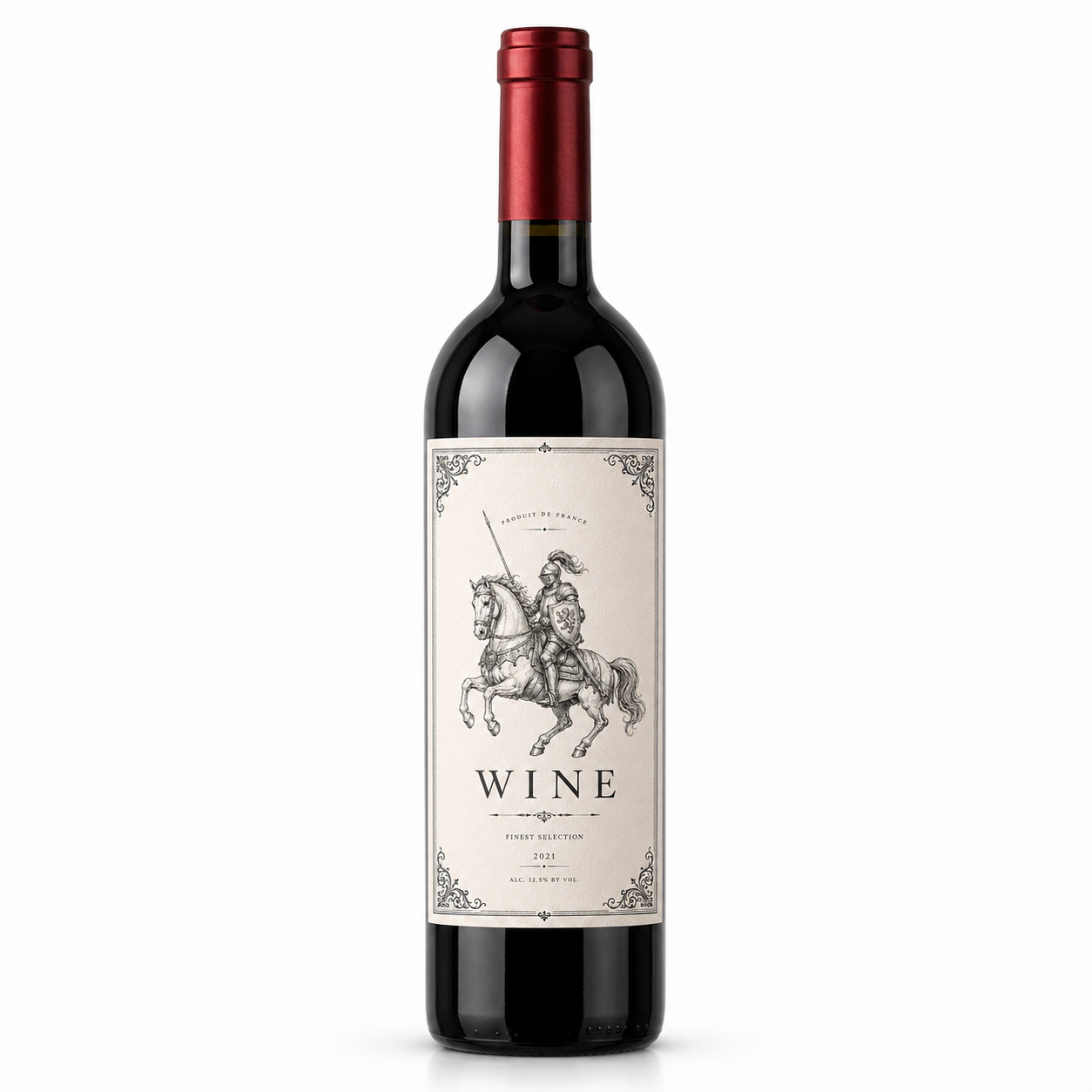 Custom Wine Bottle Label | Waterproof Paper Adhesive Stickers