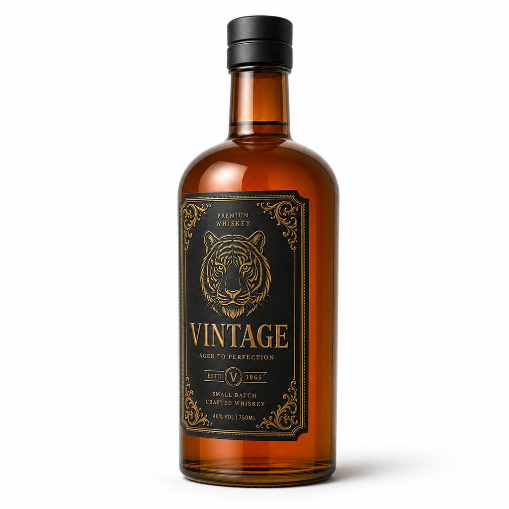 Custom Wine Bottle Label | Waterproof Paper Adhesive Stickers