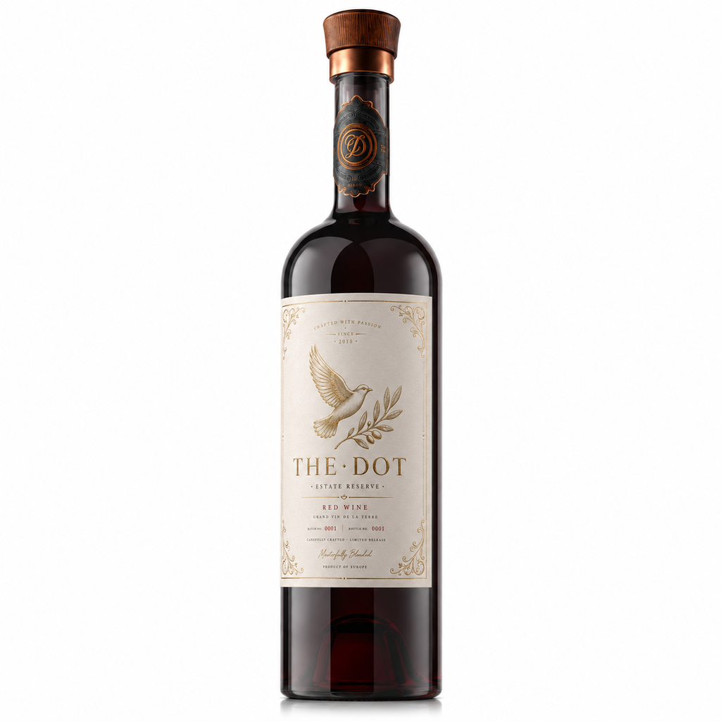 Custom Wine Bottle Label | Waterproof Paper Adhesive Stickers