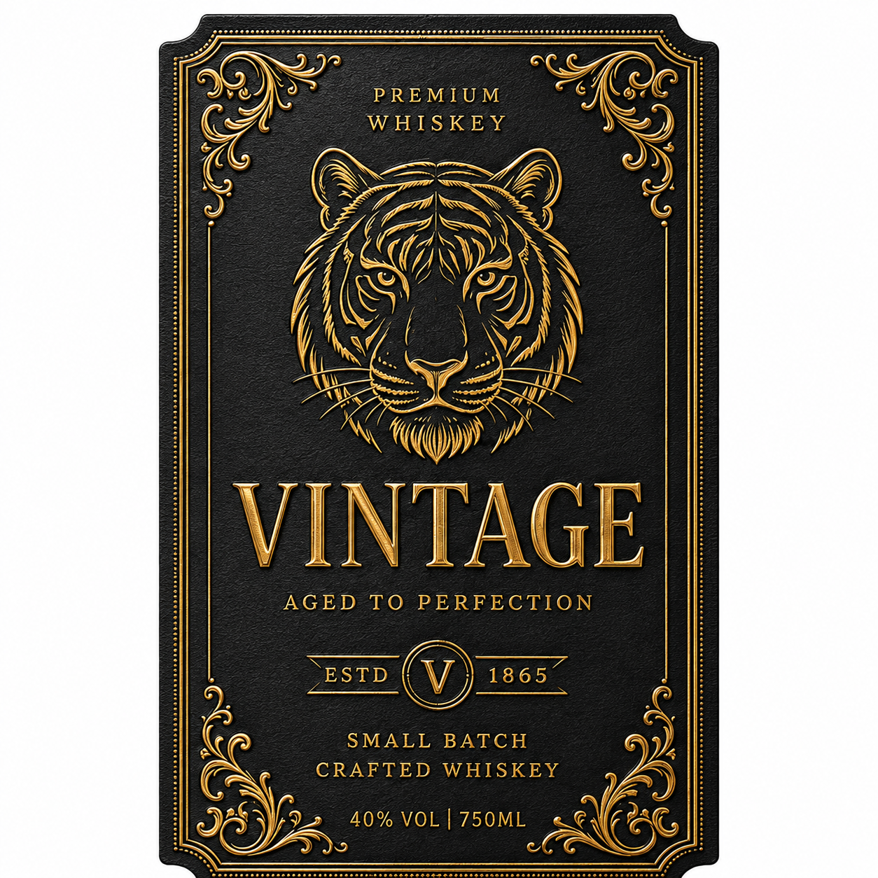 Custom Wine Bottle Label | Waterproof Paper Adhesive Stickers