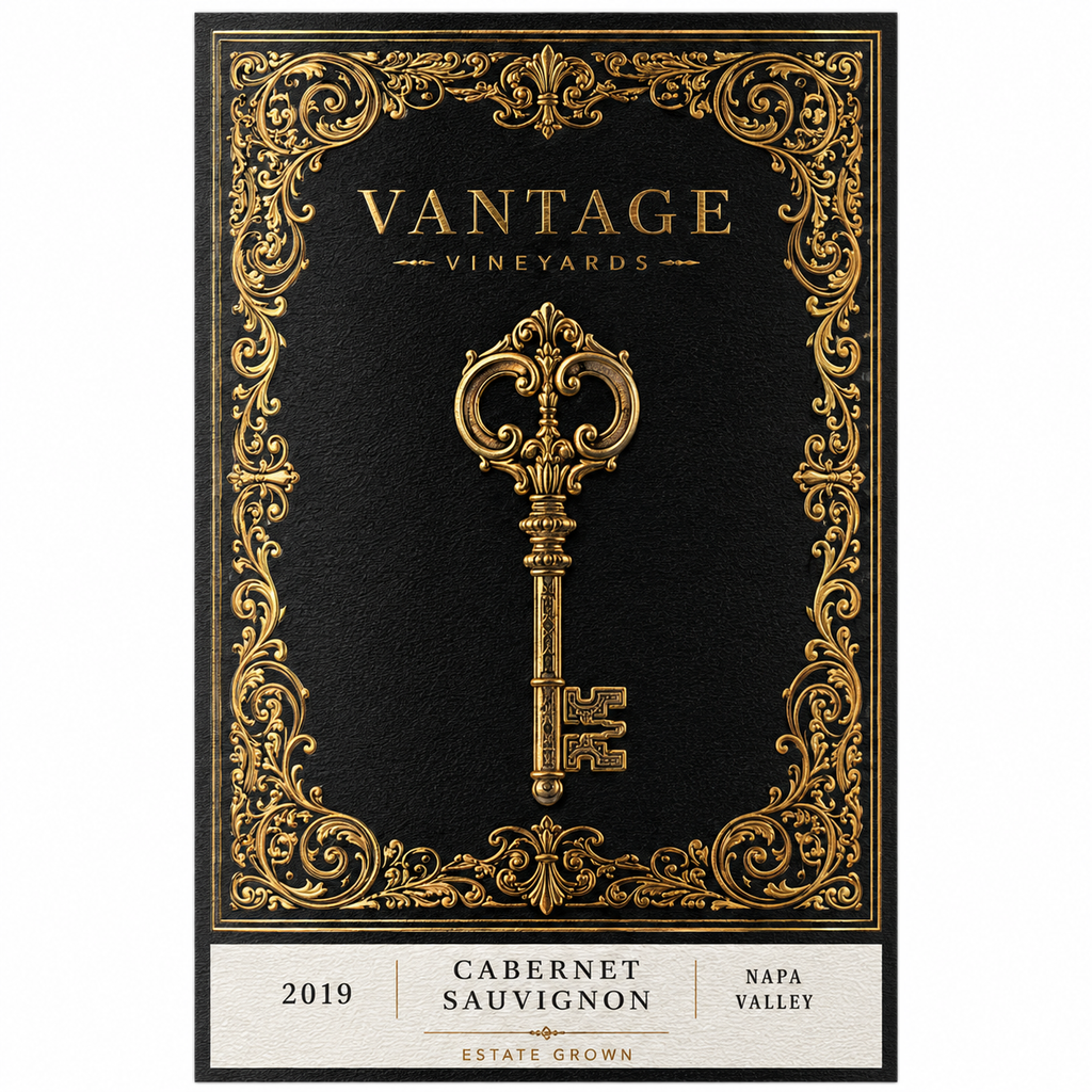 Custom Wine Bottle Label | Waterproof Paper Adhesive Stickers