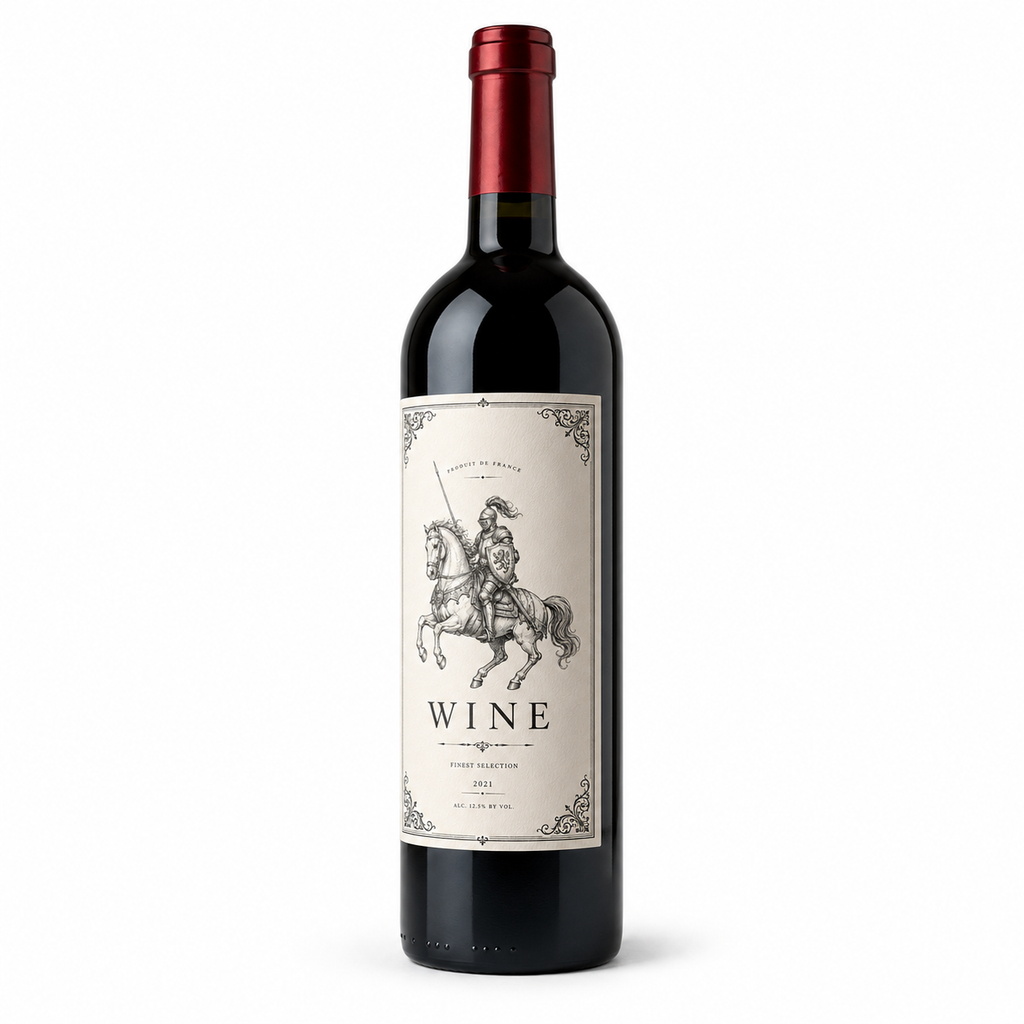 Custom Wine Bottle Label | Waterproof Paper Adhesive Stickers