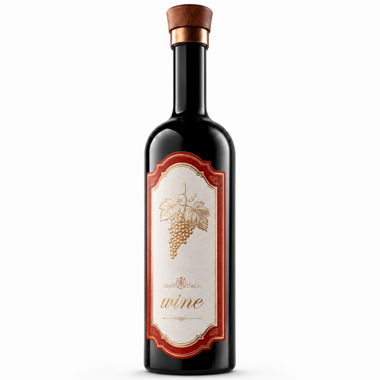 Custom Wine Bottle Label | Waterproof Paper Adhesive Stickers
