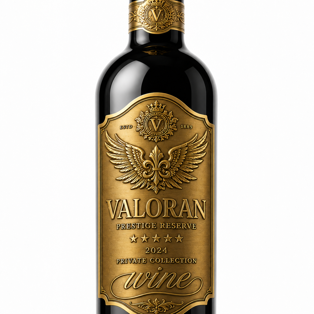 Custom Wine Bottle Label | Waterproof Paper Adhesive Stickers