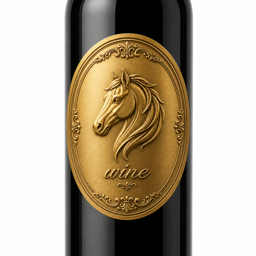 Custom Wine Bottle Label | Waterproof Paper Adhesive Stickers