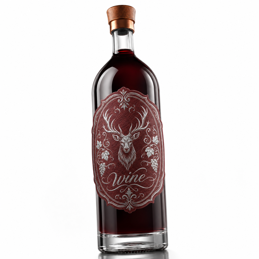 Custom Wine Bottle Label | Waterproof Paper Adhesive Stickers