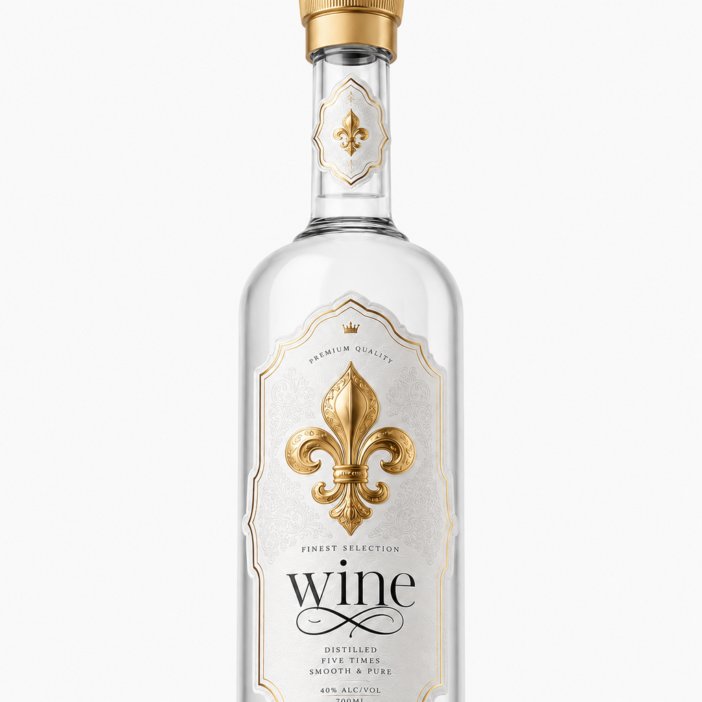 Custom Wine Bottle Label | Waterproof Paper Adhesive Stickers
