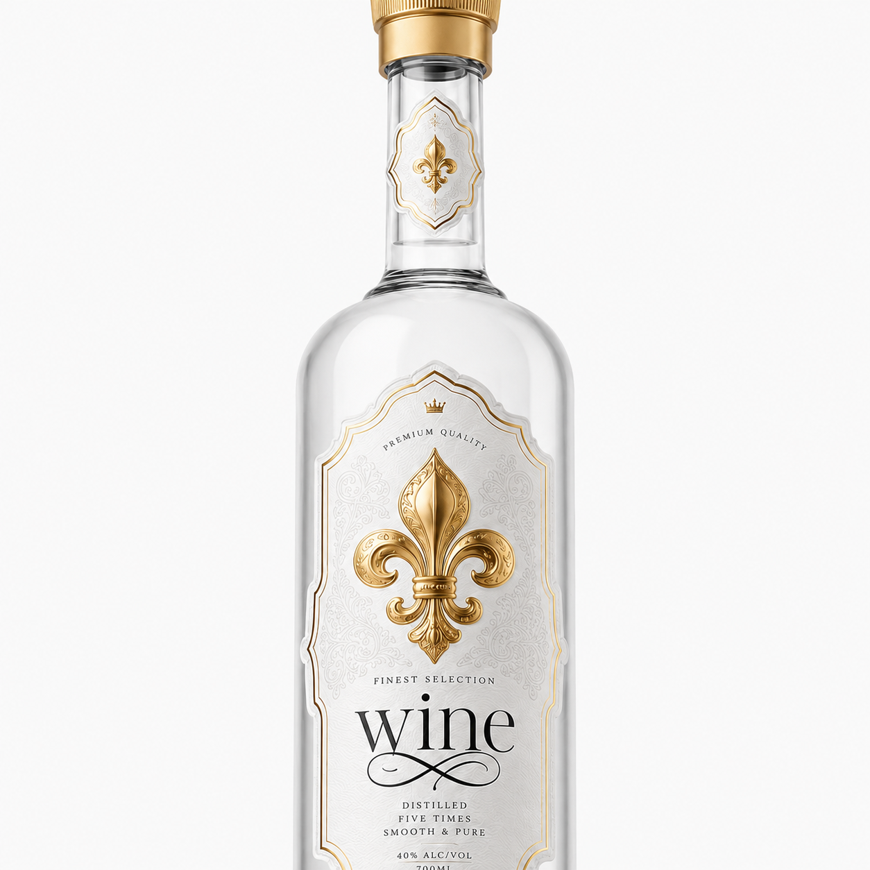 Custom Wine Bottle Label | Waterproof Paper Adhesive Stickers