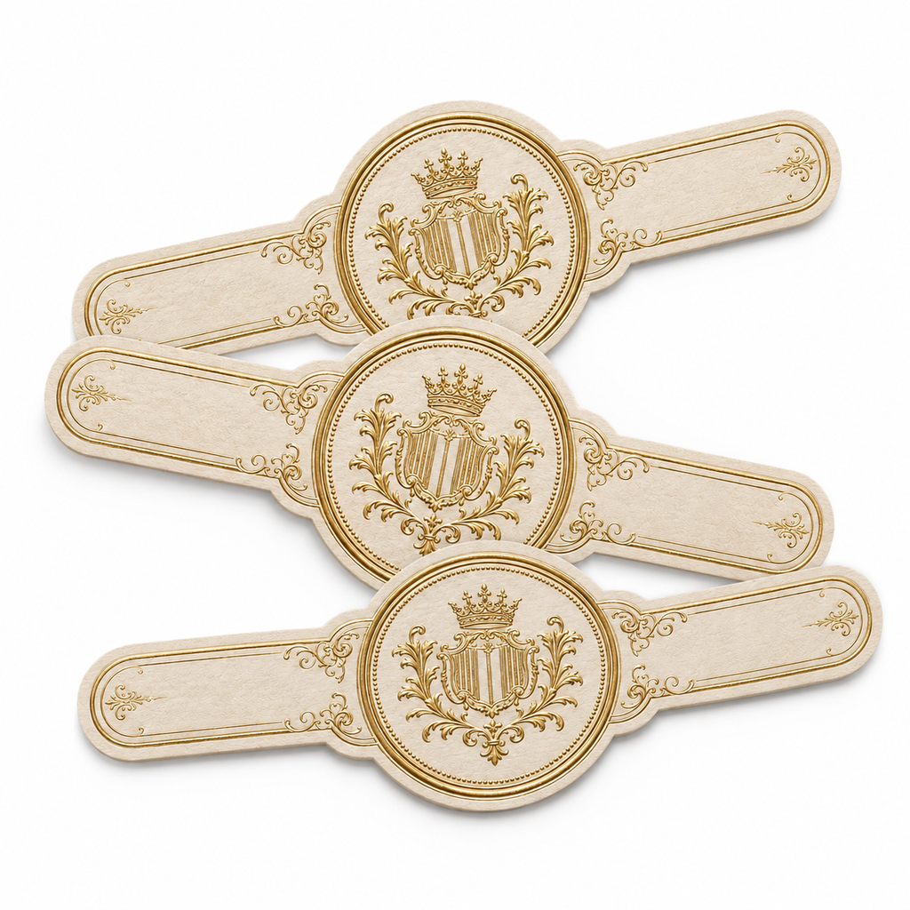 Custom Cigar Bands and Labels | Art Textured Paper Cigar Wrapper Paper