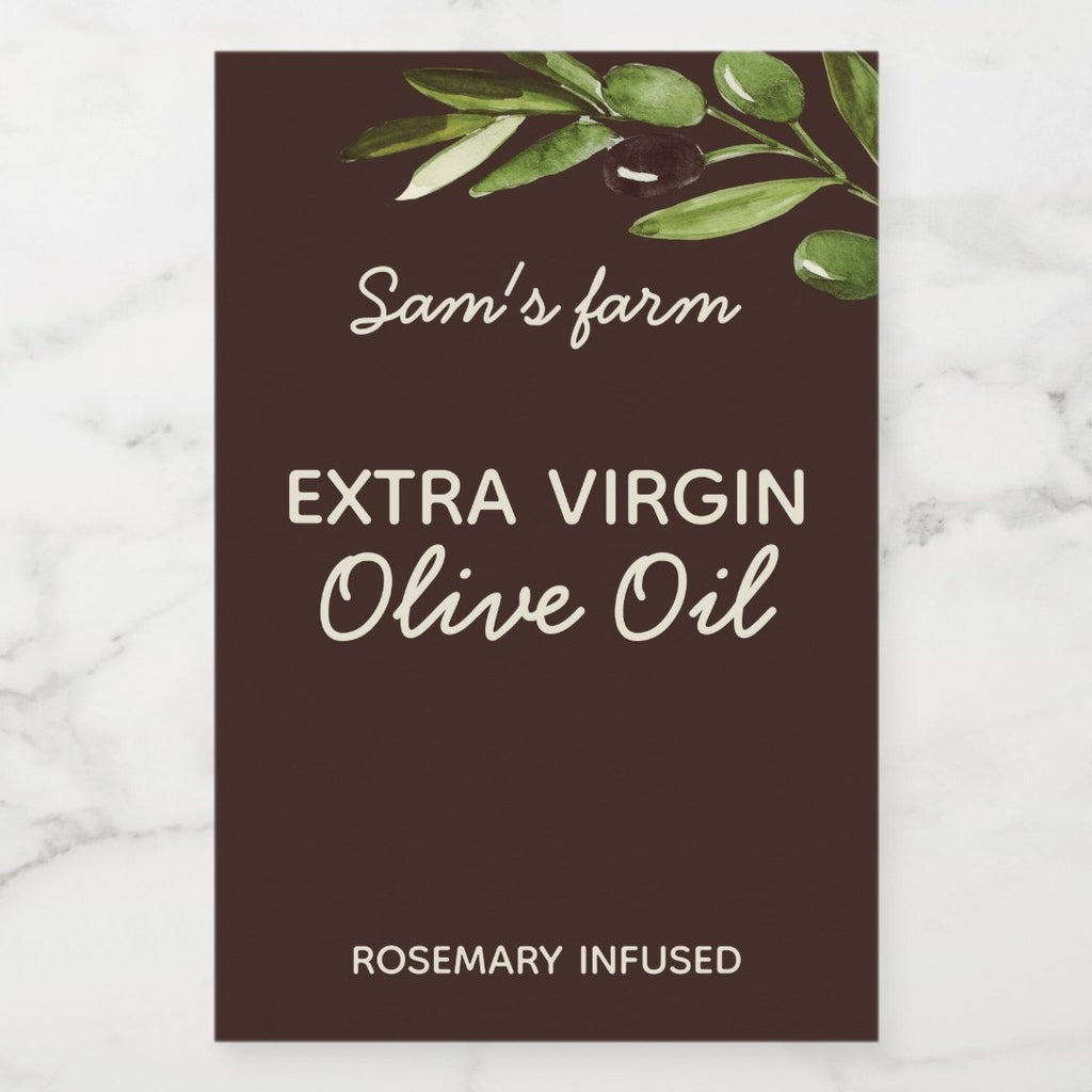 Olive Oil Label