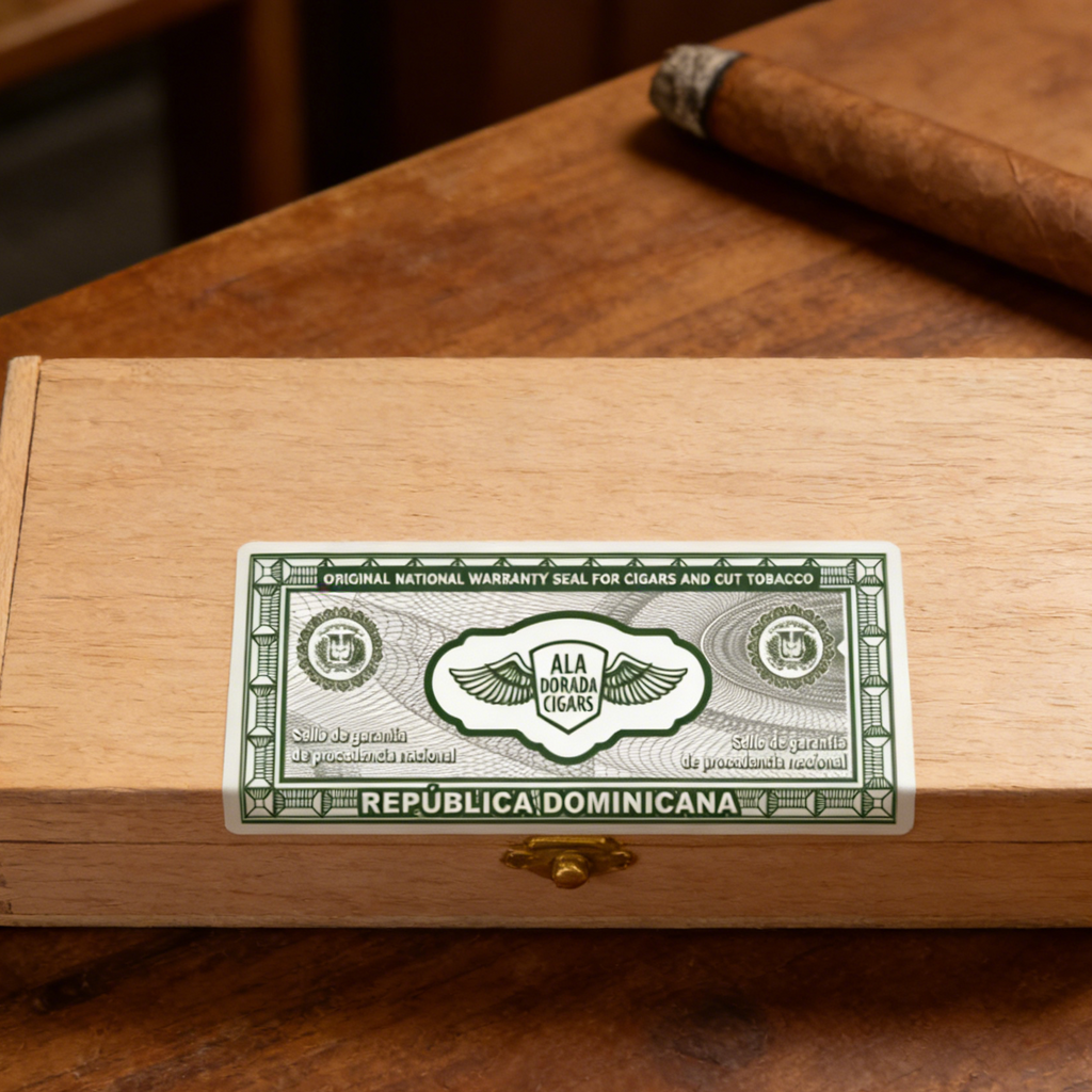 Cigar Box Seal Label