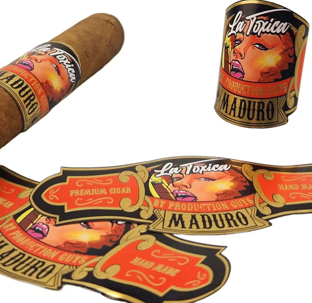 Custom Printed Luxury Cigar Label Bands
