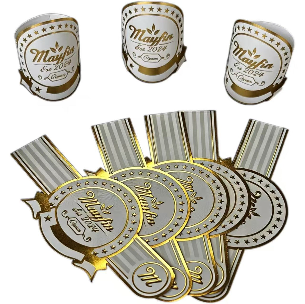Custom Cigar Bands and Labels | Foil Stamping Embossed Labels