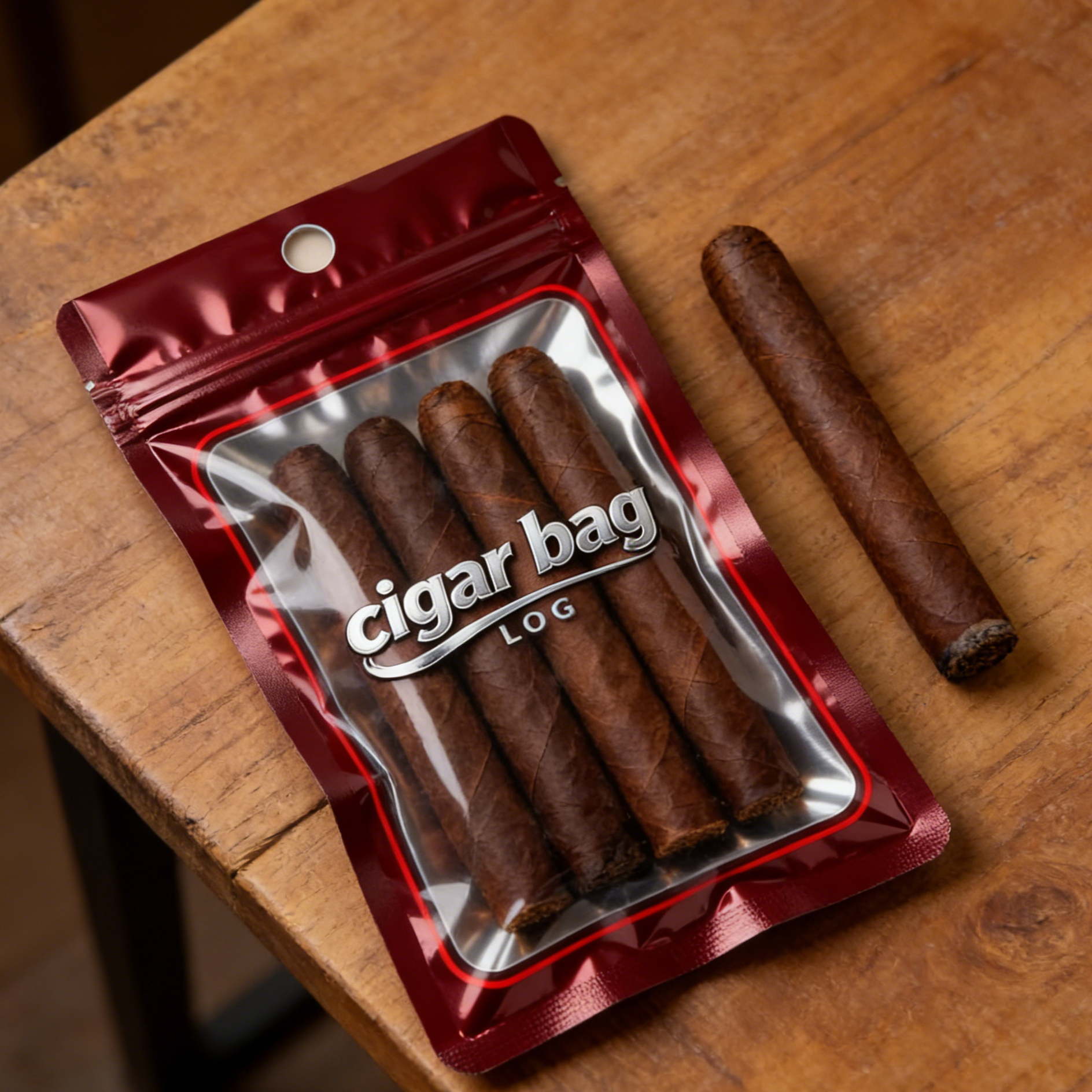 Zip Lock Cigar Bag