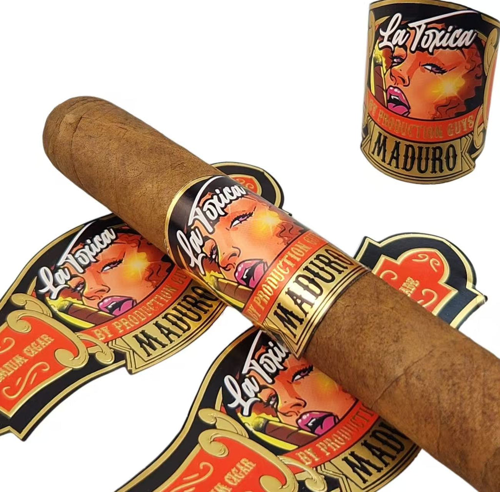 Custom Printed Luxury Cigar Label Bands