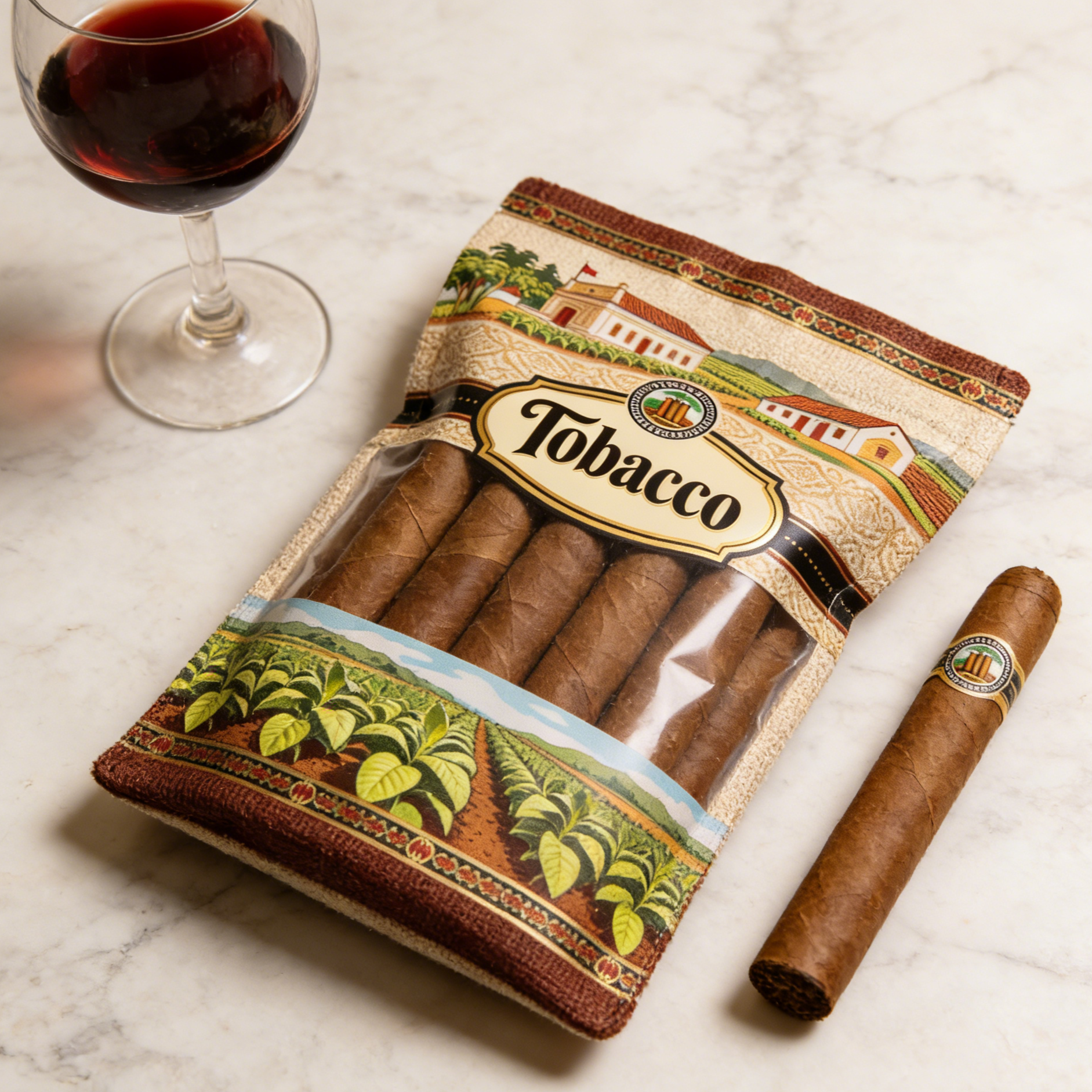 Zip Lock Cigar Bag
