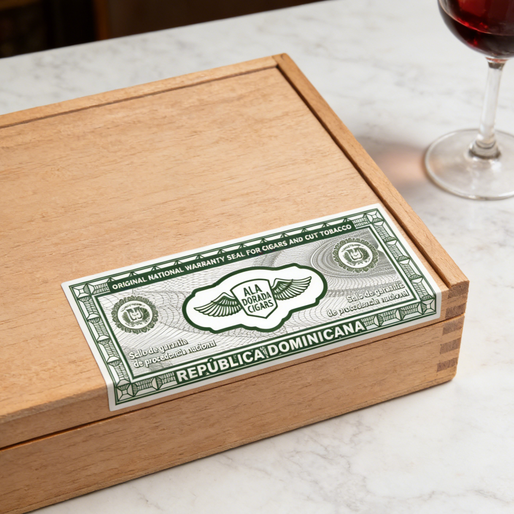 Cigar Box Seal Label