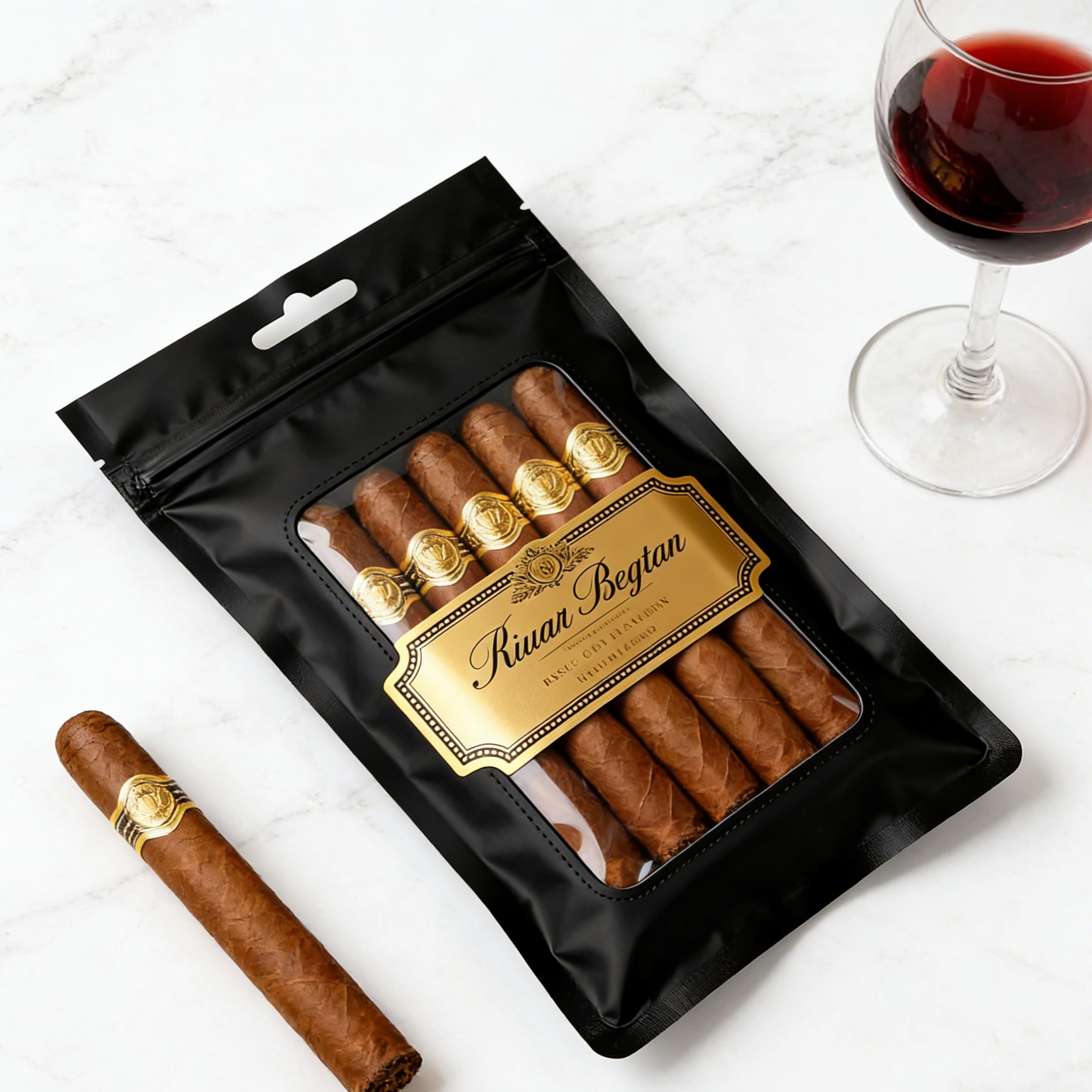 Zip Lock Cigar Bag