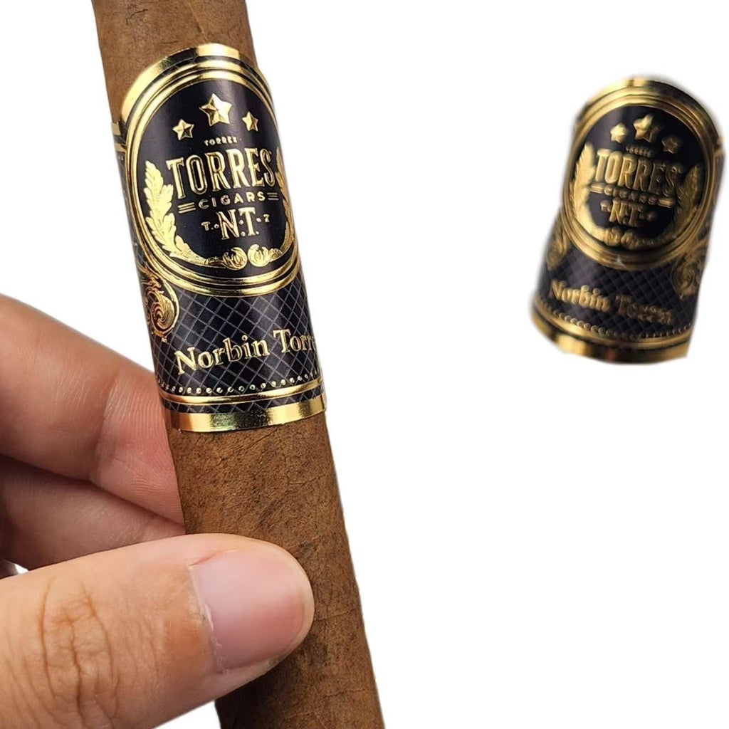 Custom Cigar Bands and Labels | Gold Foil Embossed Cigar Rings
