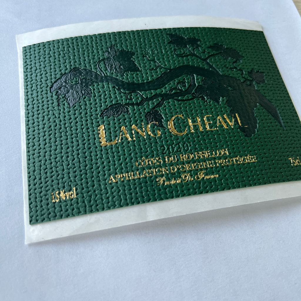 Custom Wine Bottle Label | Waterproof Paper Adhesive Stickers