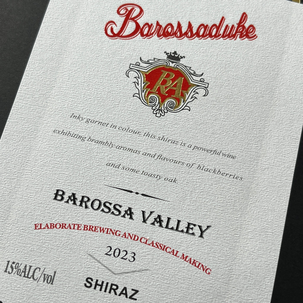 Custom Wine Bottle Label | Waterproof Paper Adhesive Stickers