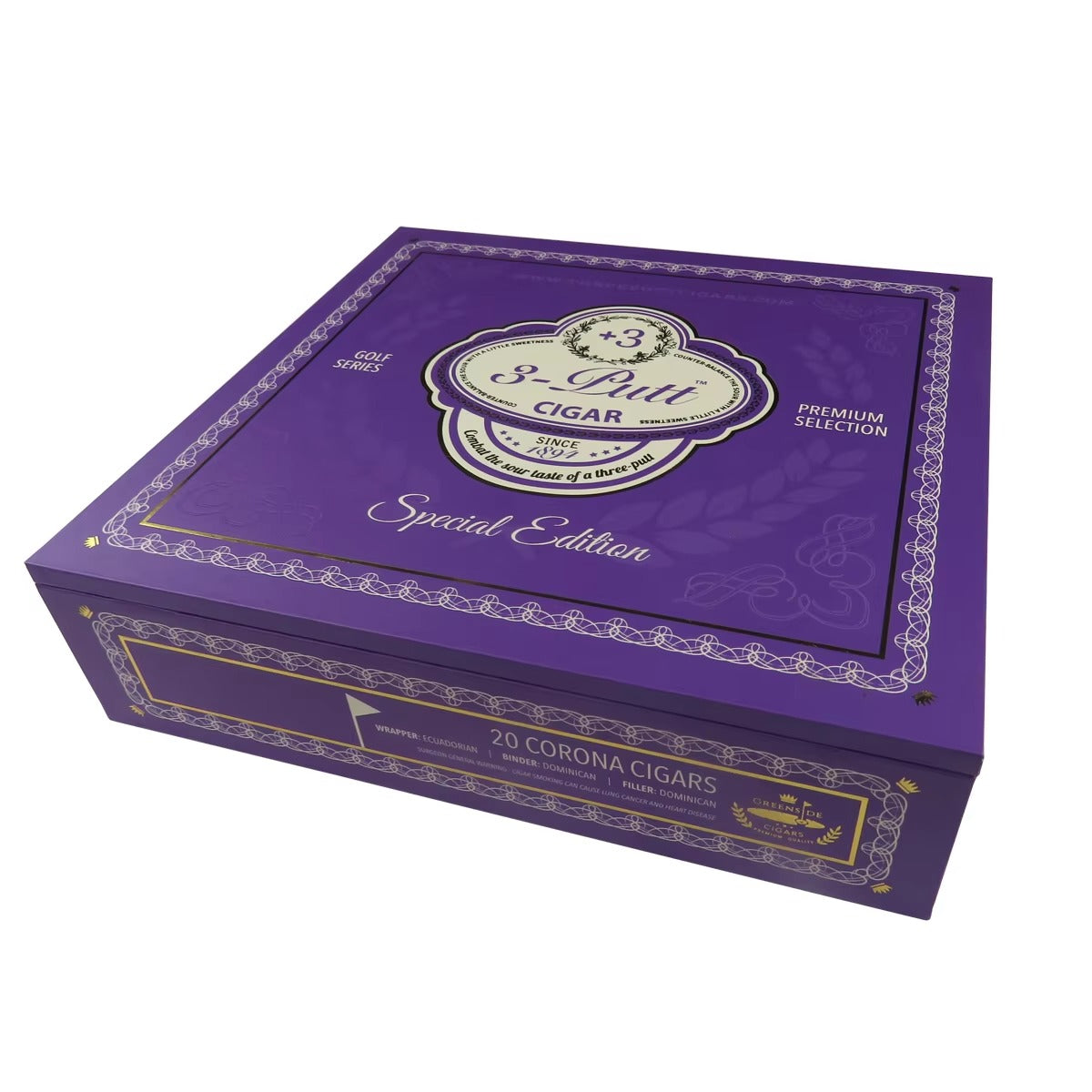 Cigar Rigid Paper Box 19 | Custom Luxury Cigar Box Packaging | Premium Rigid Cigar Boxes