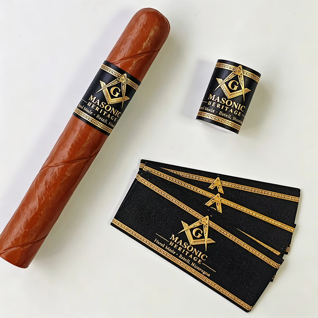 Custom Cigar Bands and Labels | Art Textured Paper Cigar Wrapper Paper