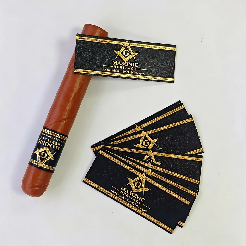 Custom Cigar Bands and Labels | Art Textured Paper Cigar Wrapper Paper