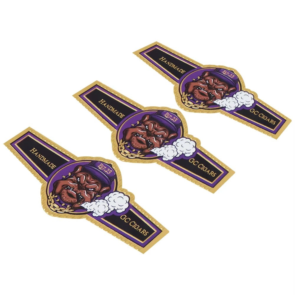 Custom 16 Cigar Bands and Labels｜Luxury Foil Stamped Labels｜Custom Logo Cigar Bands