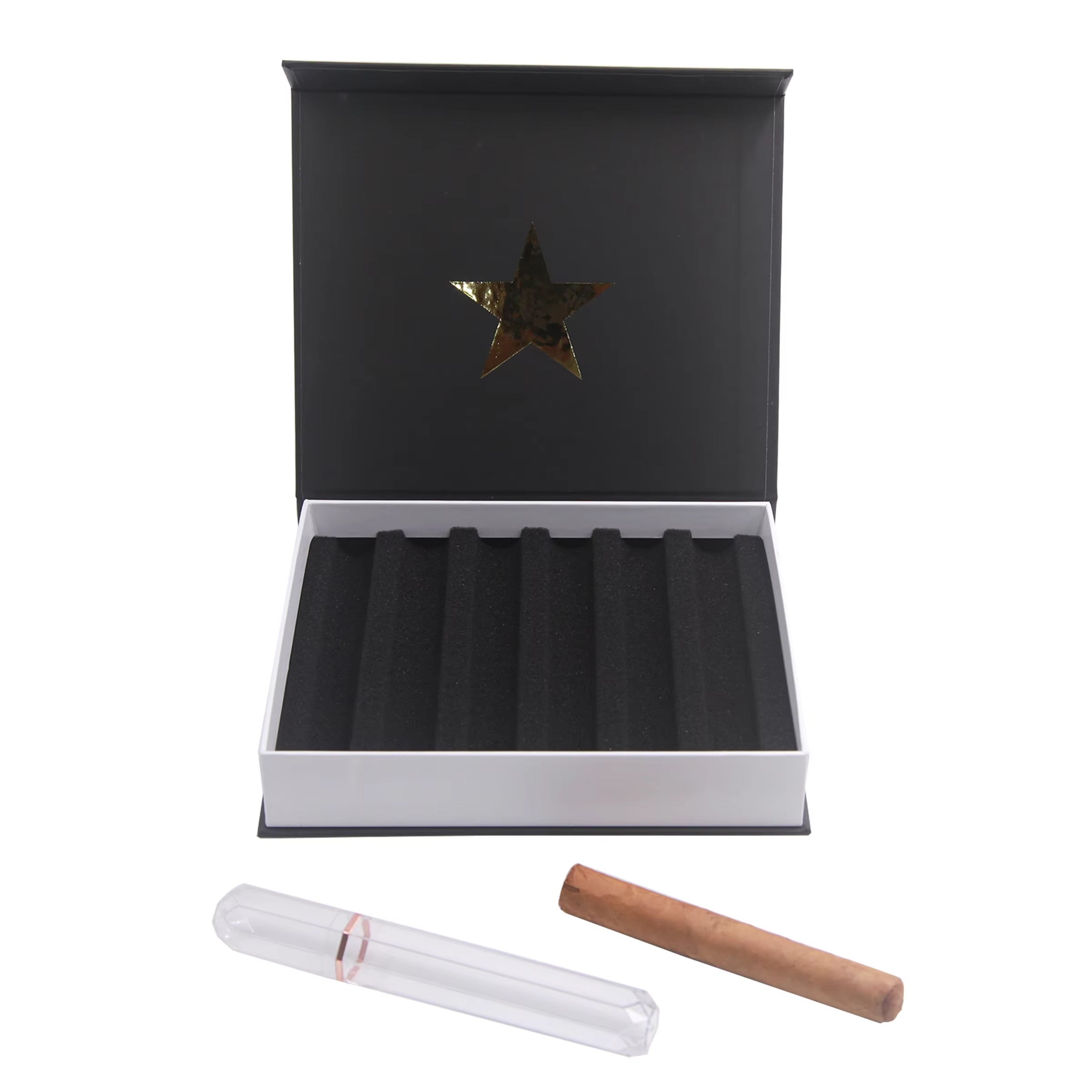 Cigar Rigid Paper Box 21 | Custom Luxury Cigar Box Packaging | Premium Rigid Cigar Boxes