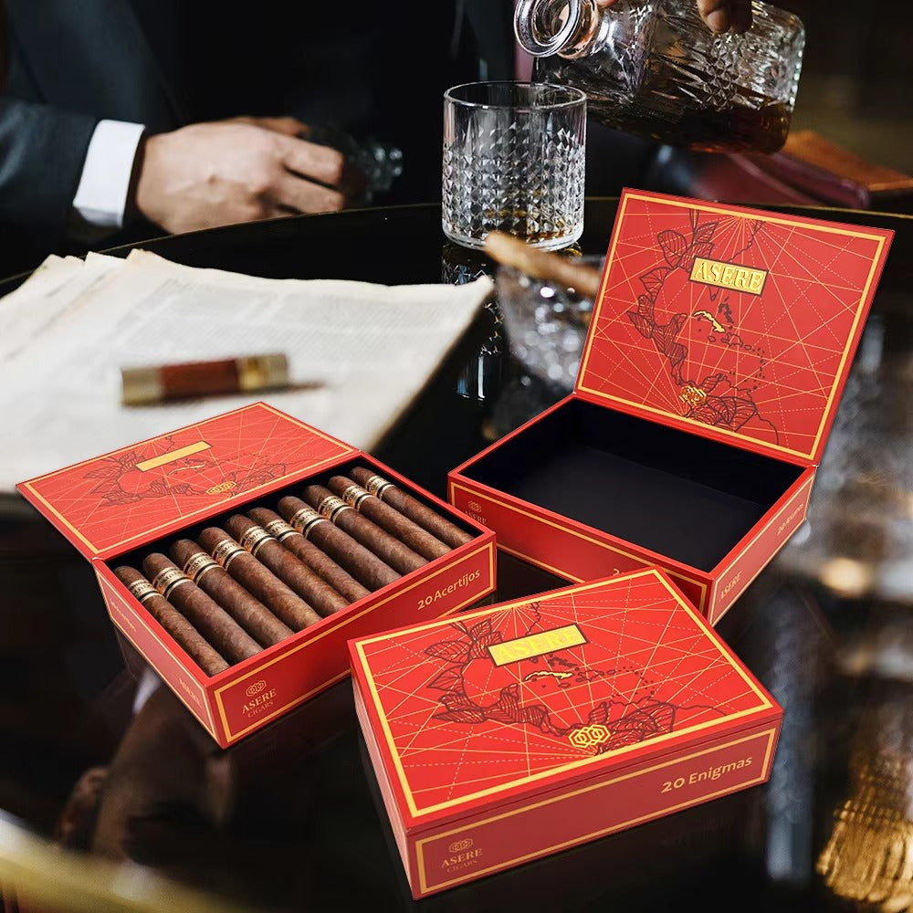 Cigar Rigid Paper Box 10 | Custom Luxury Cigar Box Packaging | Premium Rigid Cigar Boxes