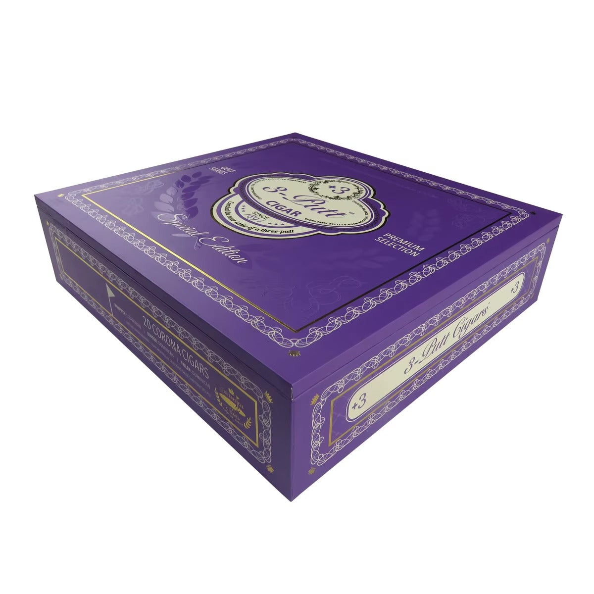 Cigar Rigid Paper Box 19 | Custom Luxury Cigar Box Packaging | Premium Rigid Cigar Boxes