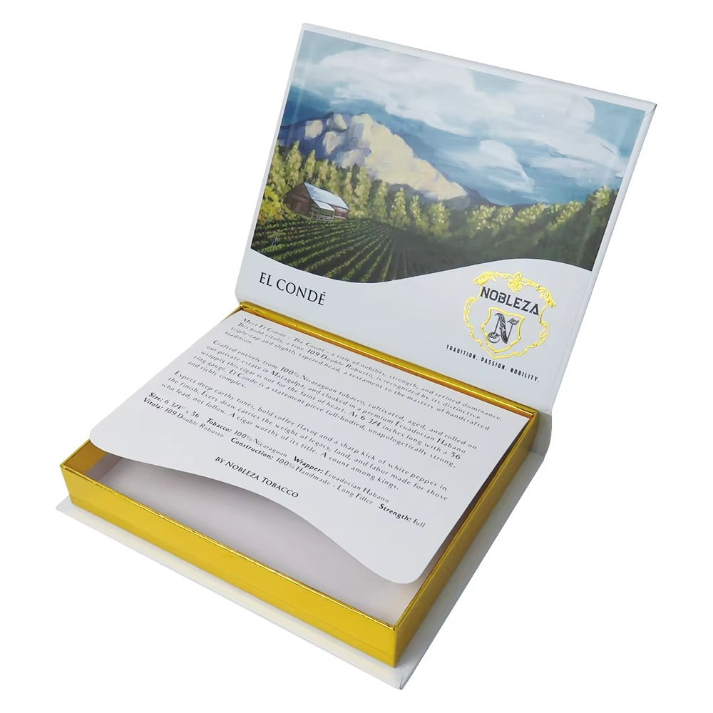 Cigar Rigid Paper Box 17 | Custom Luxury Cigar Box Packaging | Premium Rigid Cigar Boxes